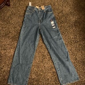 Levi's High Waisted Straight Blue Denim Jeans - Womens 25 x 29 - NEW with tags